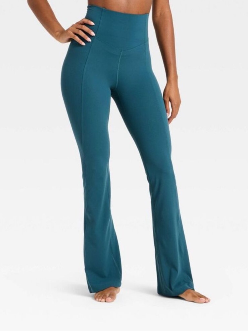 all in motion Teal High-Waist Flared Yoga Pants